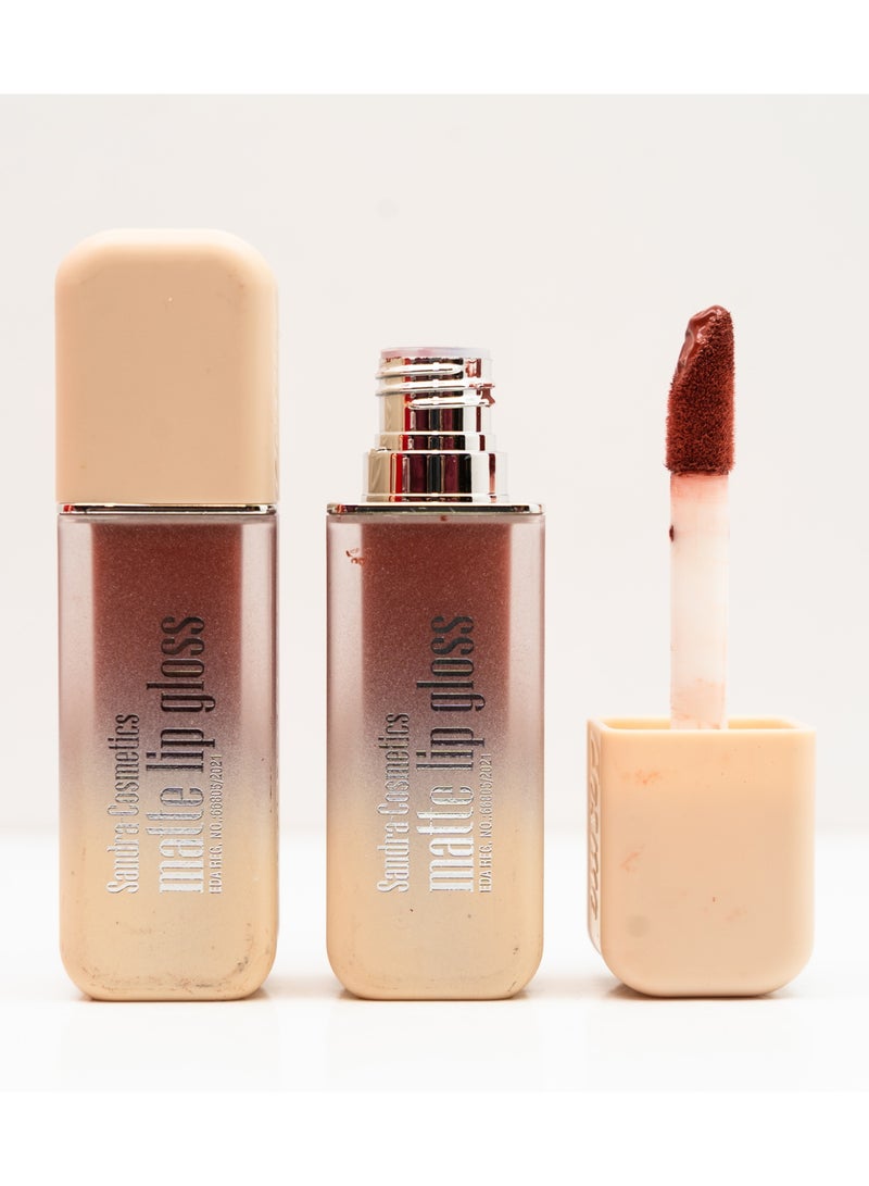 Sandra Matte Lip Tint, Long-Lasting Liquid Lipstick, Shade No. 139 - Image 1